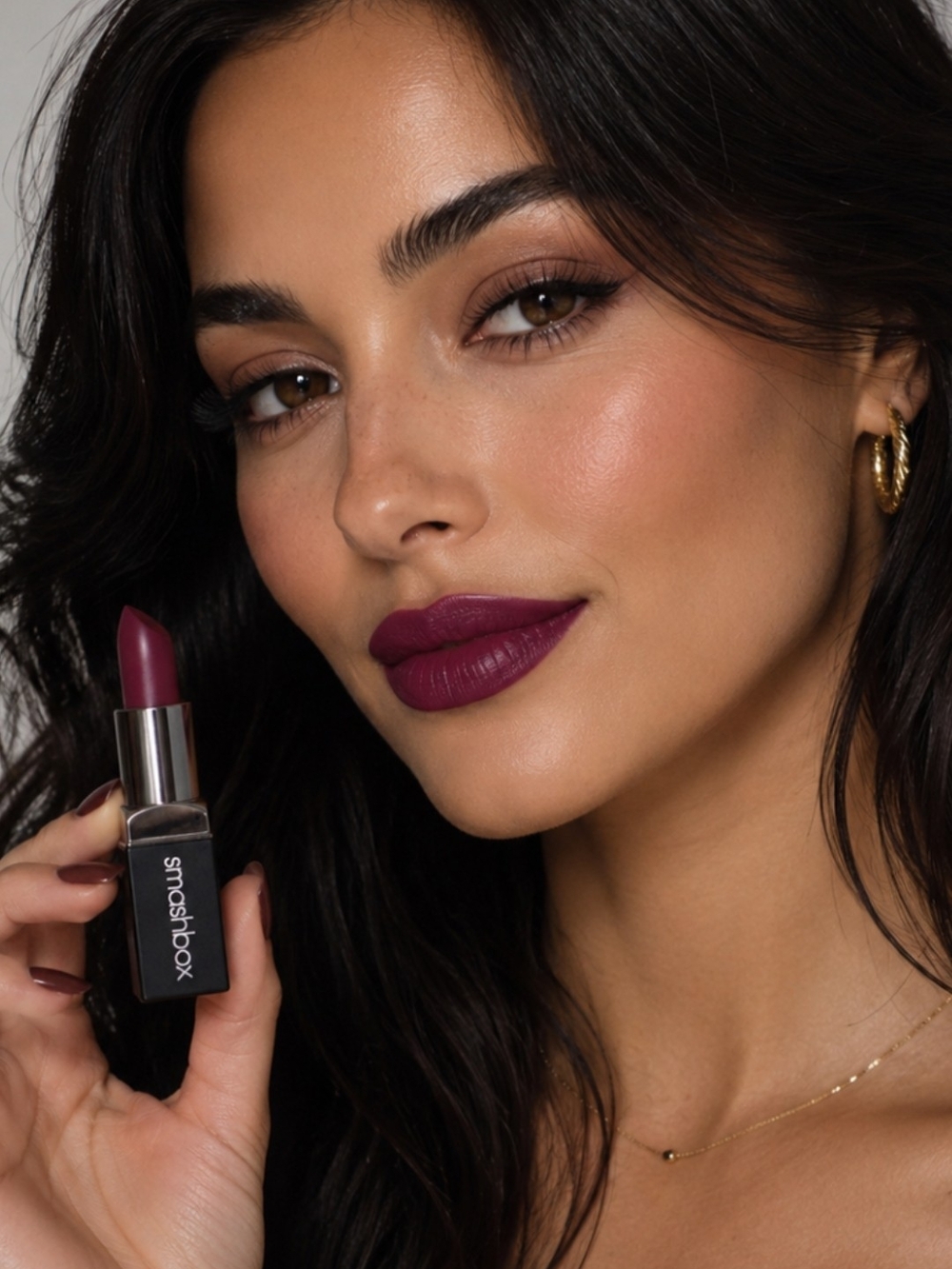 Smashbox Matte Lipstick - Deep Plum Berry